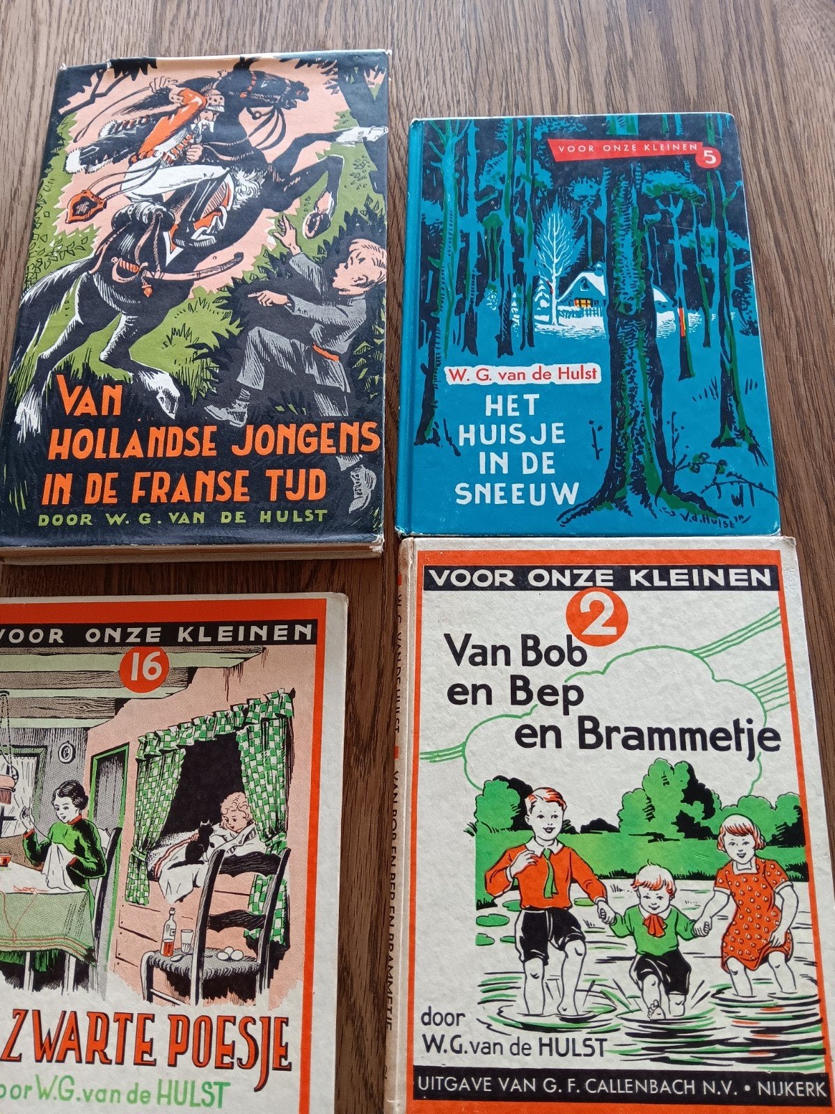6 kinderboeken van W.G. van de Hulst - Vintage collectie, Ophalen of Verzenden