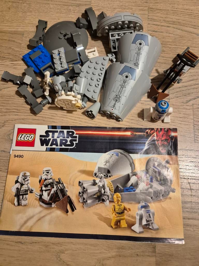 Lego Star Wars 9490 droid escape nieuwstaat, Ophalen of Verzenden, Zo goed als nieuw, Complete set, Lego