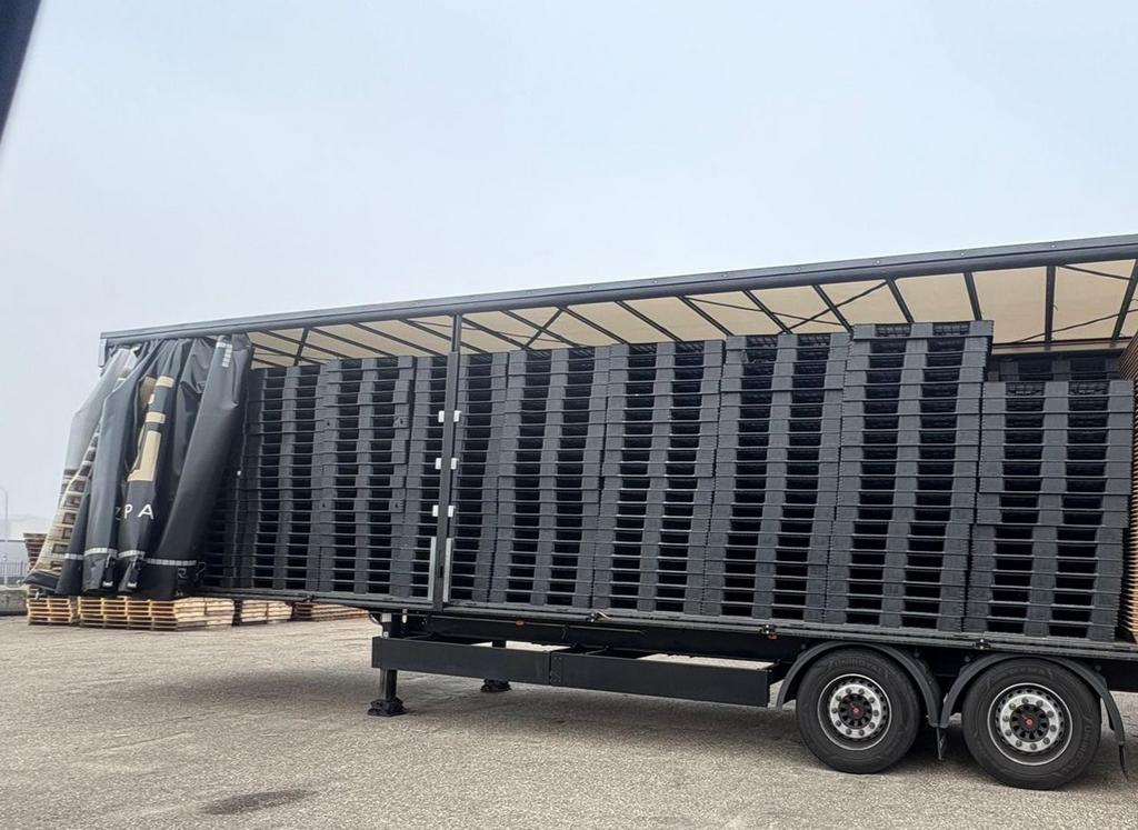 kunststof pallets 105x105, Doe-het-zelf en Verbouw, Hout en Planken, Ophalen, Gebruikt, Minder dan 25 mm, Overige typen