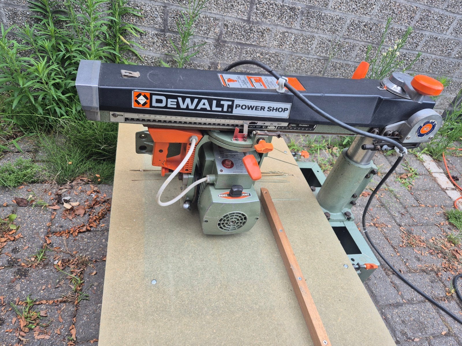 DeWalt Power Shop Zaagmachine - afkortzaag, Ophalen of Verzenden, Gebruikt