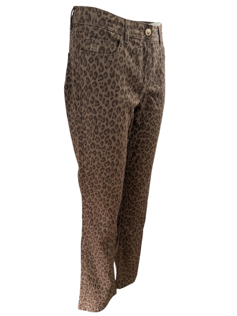 Escada broek L, Maat 38/40 (M), Bruin, Ophalen of Verzenden, Zo goed als nieuw