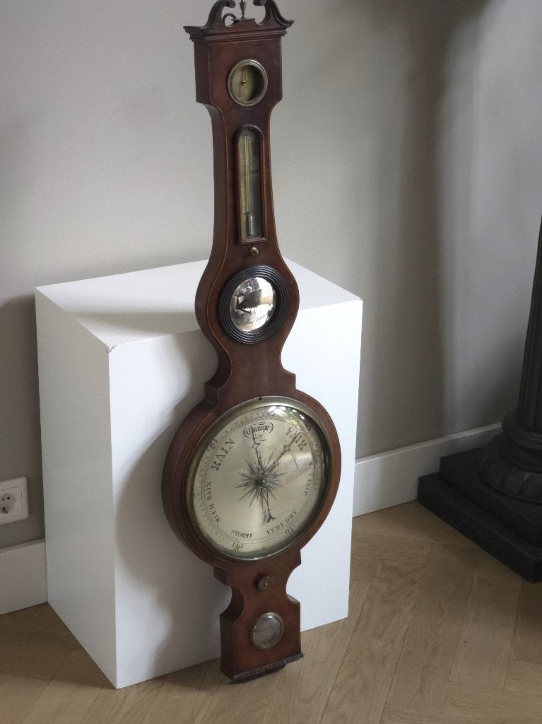 Antieke Engelse Kwikbarometer A. Bianchi (Wolverhampton), Ophalen