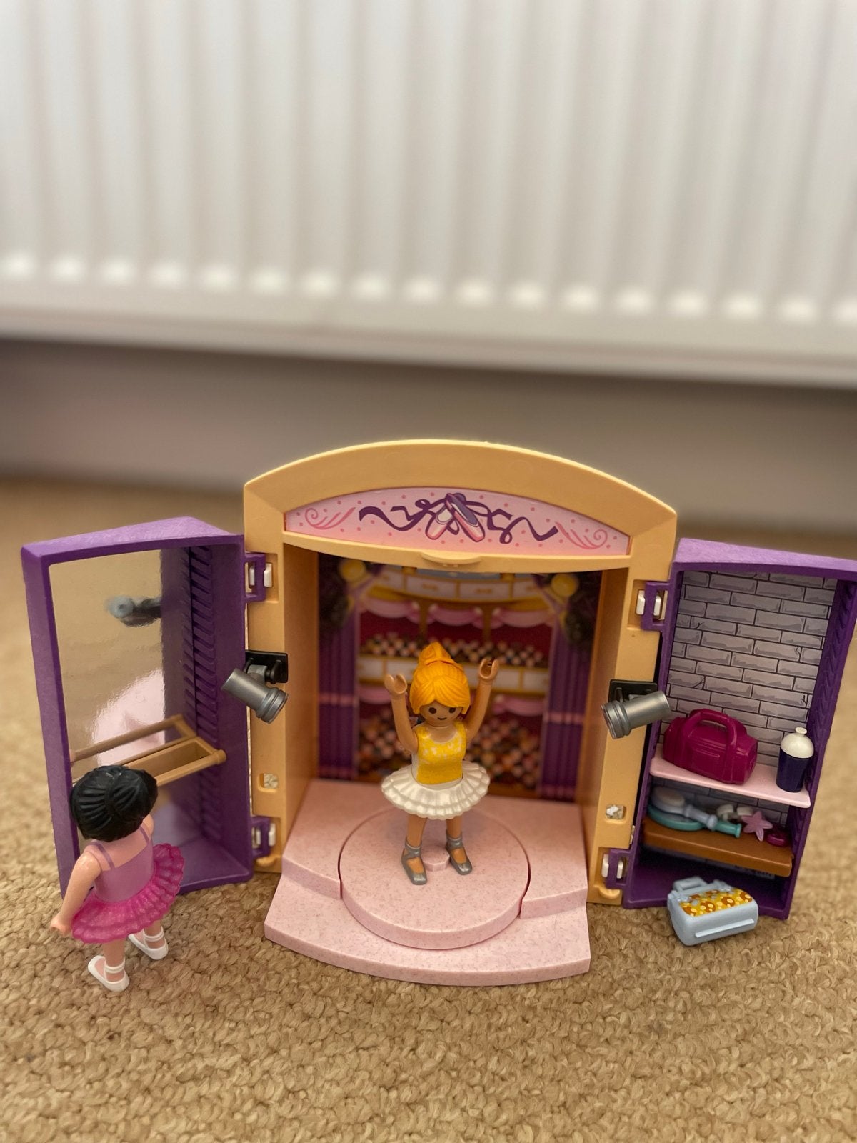 Playmobil Balletstudio met twee ballerina's, Ophalen of Verzenden, Zo goed als nieuw, Overige typen