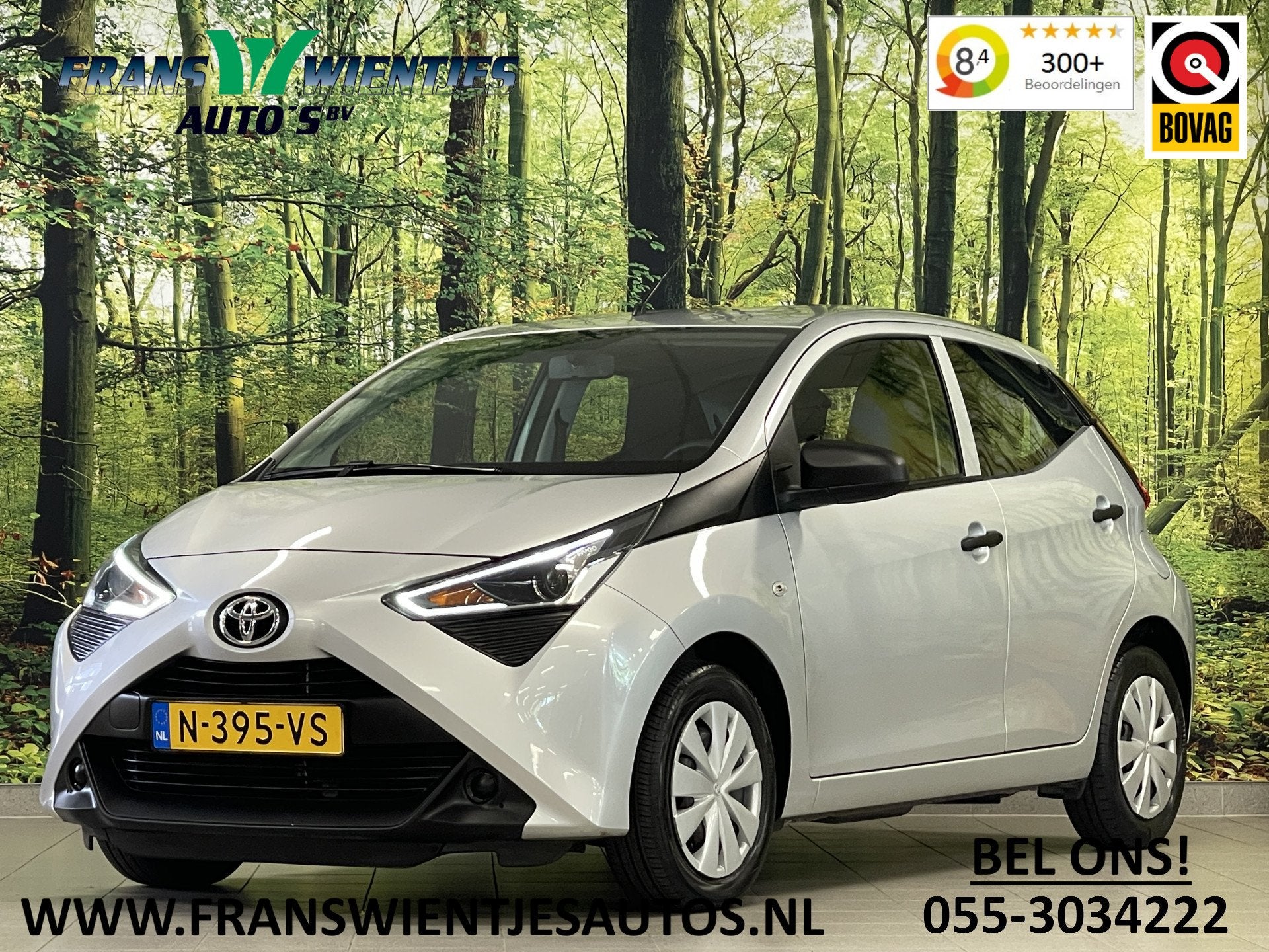 Toyota Aygo 1.0 VVT-i x-fun | Origineel Nederlands | Aircond, Auto's, Voorwielaandrijving, Stof, Gebruikt, 4 stoelen