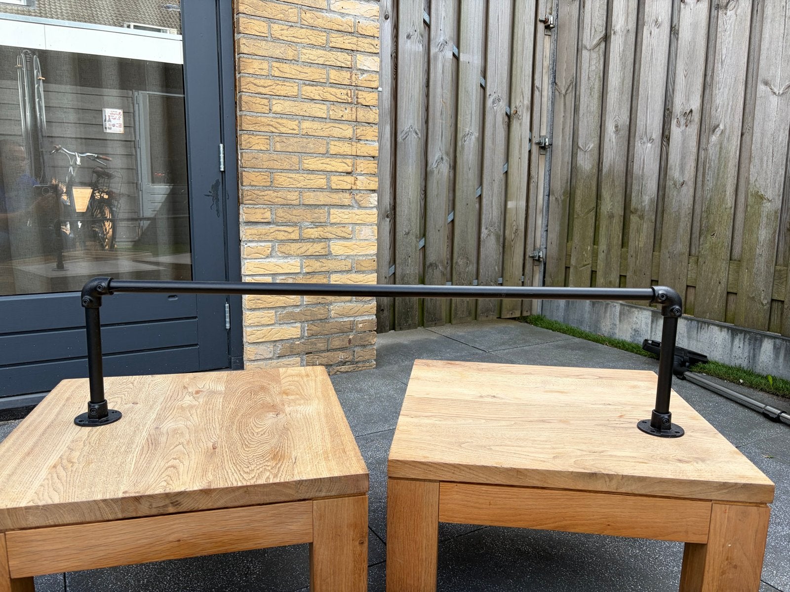 Kledingrek van steigerbuis - Industrieel design, Ophalen, Zo goed als nieuw