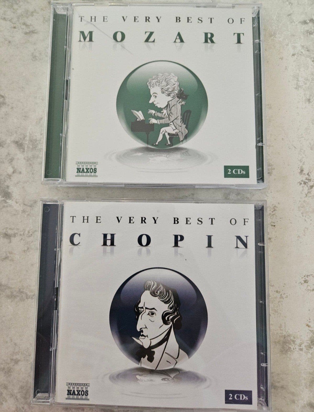 cd set: The Very Best of Mozart & Chopin (Naxos), Ophalen of Verzenden, Classicisme, Gebruikt