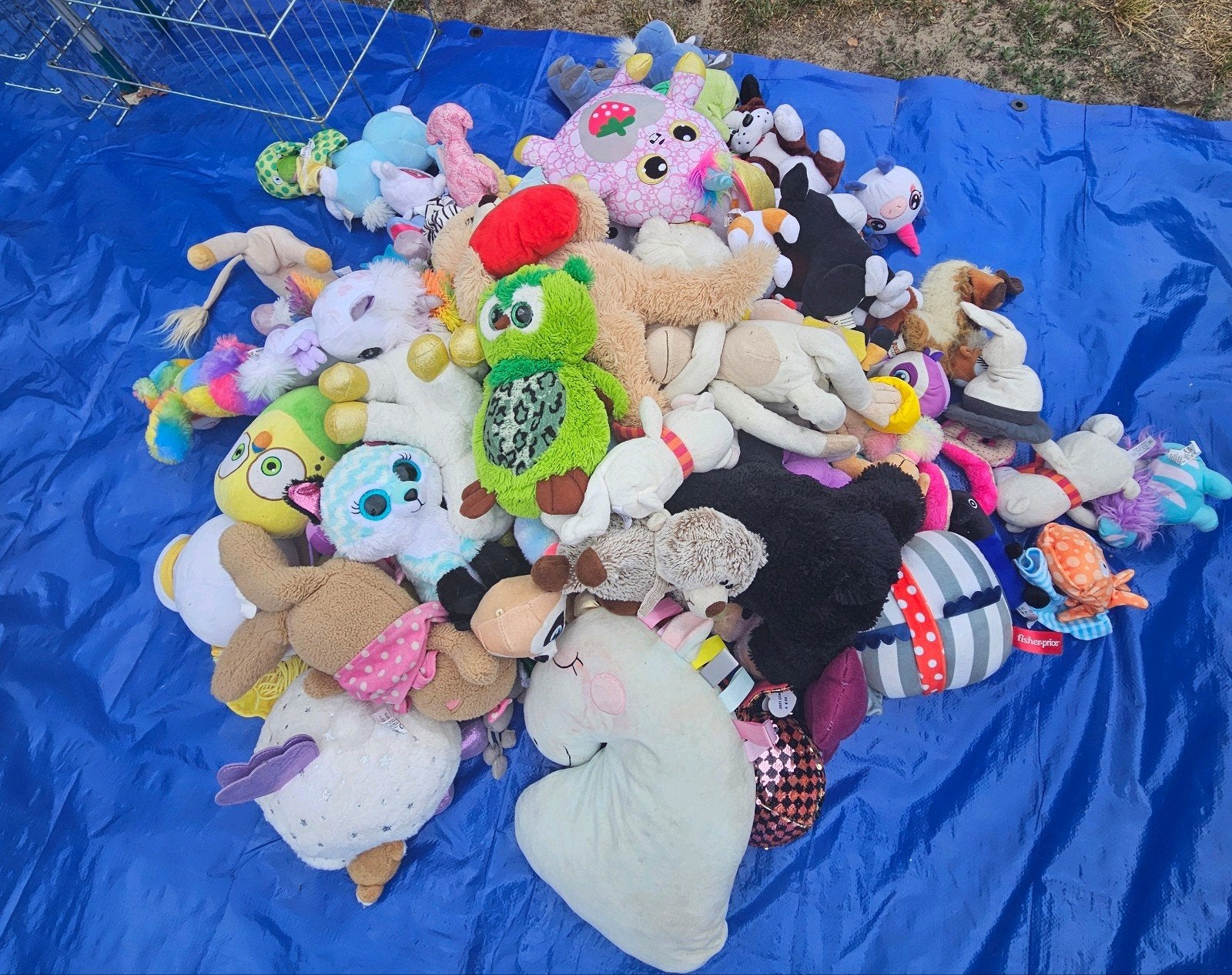 Grote partij knuffels (meer dan 75 stuks), Gebruikt, Overige typen, Ophalen of Verzenden, Middelgroot (20 tot 80 cm)