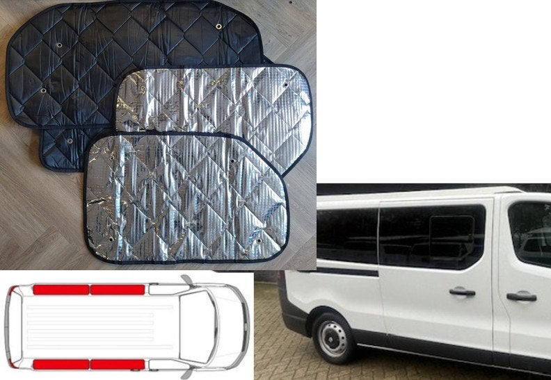 Raamisolatie Renault Trafic/Vivaro Vanaf 2015 Black line, Buurserstraat 15 A, 7481 EG,Haaksbergen, Ophalen of Verzenden, Info@123CamperOnderdelen.nl