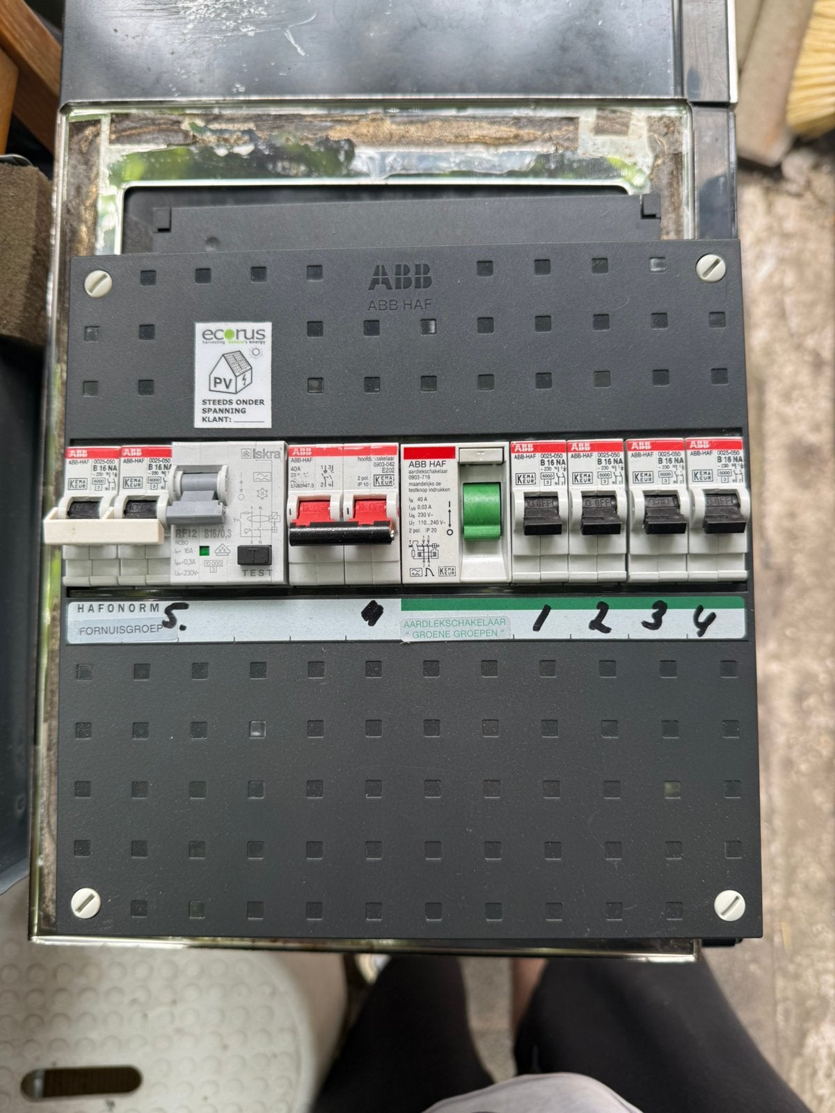 ABB schakelaar, Doe-het-zelf en Verbouw, Elektra en Kabels, Ophalen of Verzenden, Zo goed als nieuw, Schakelaar