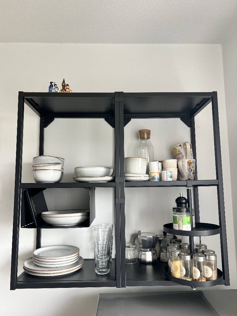IKEA ENHET wandkast met planken antraciet 40x30x75 cm, Ophalen, Gebruikt