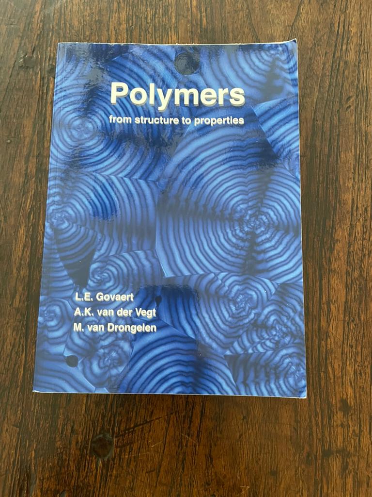 POLYMERS L.E.Govaert/A.K.van der Vegt /M. van Drongelen, Ophalen of Verzenden, Beta, Zo goed als nieuw, HBO