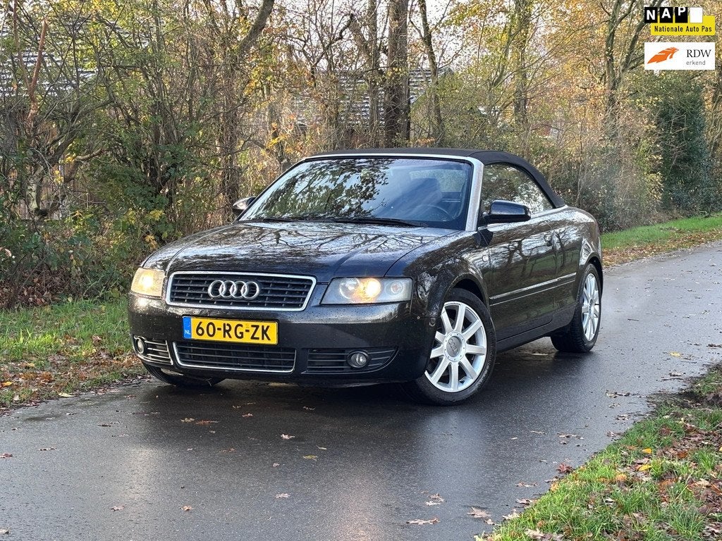 Audi A4 Cabriolet 1.8 Turbo Pro Line | Airco + Cruise Nu €, Gebruikt, 4 cilinders, Cabriolet, 4 stoelen