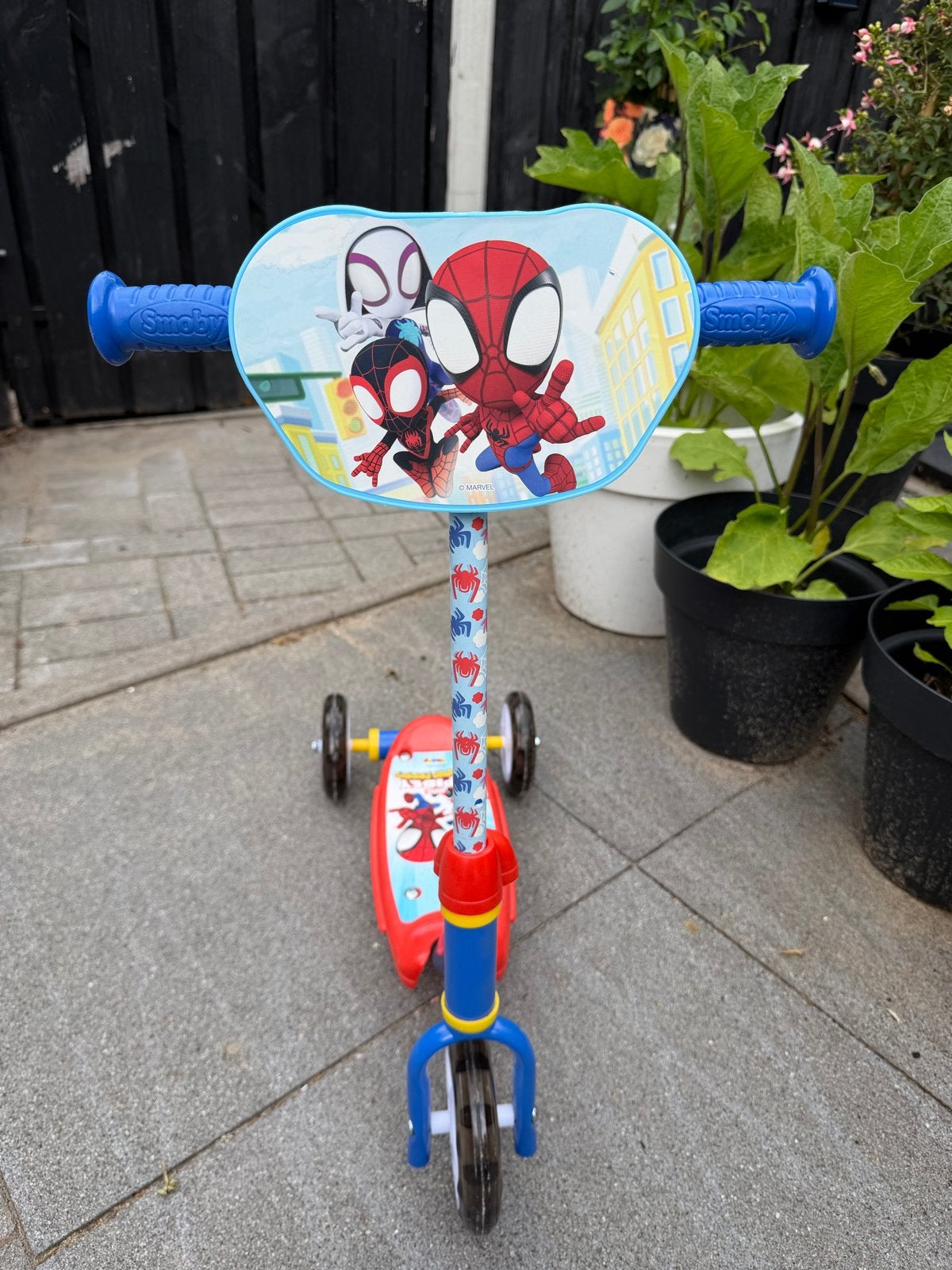 Nieuwe Smoby Spiderman step - nooit gebruikt!, Ophalen, Nieuw, Gewone step