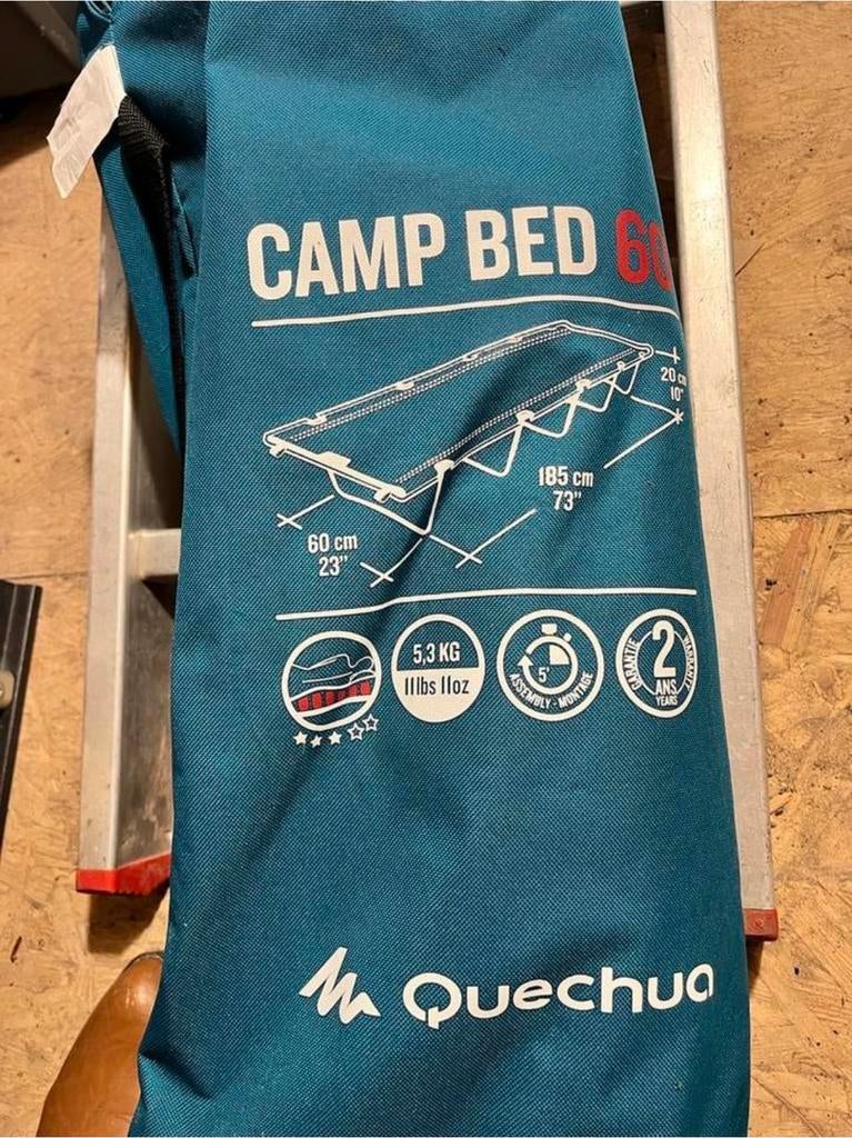 Quechua Camp Bed 60, Ophalen, Gebruikt, 1-persoons