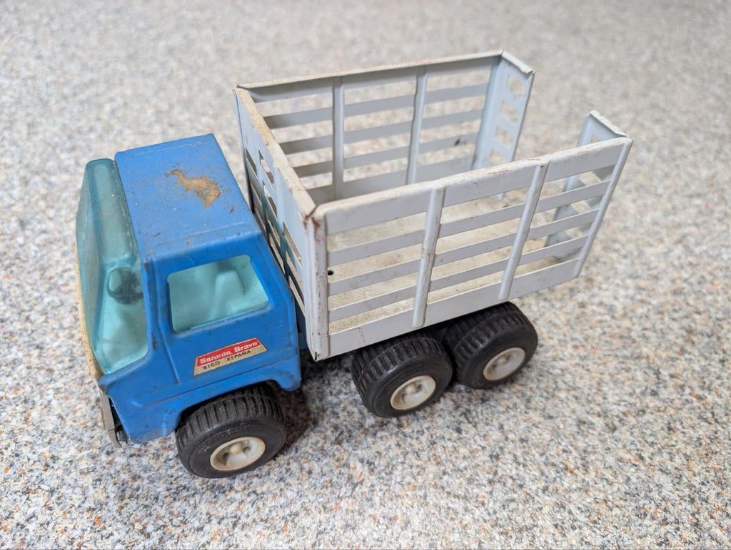 Rico Kiepwagen 6 Wielen Jaren '70/'80 - Vintage Speelgoed, Ophalen of Verzenden