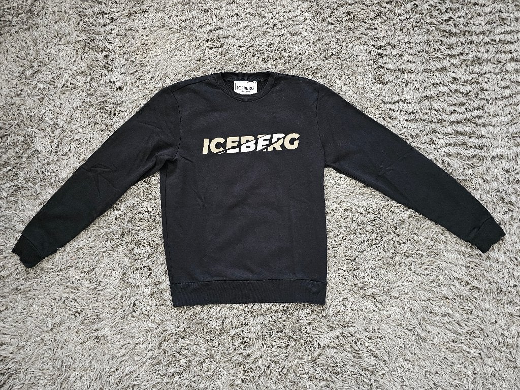 Iceberg Sweater Zwart maat M, Kleding | Heren, Zwart, Zo goed als nieuw, Iceberg, Verzenden