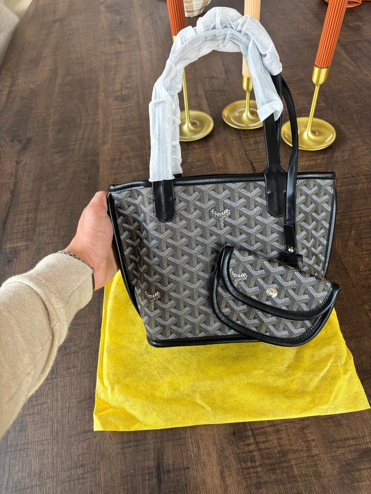 Goyard Saint Louis’  met Portemonnee - Nieuw, Ophalen of Verzenden, Nieuw, Zwart, Handtas