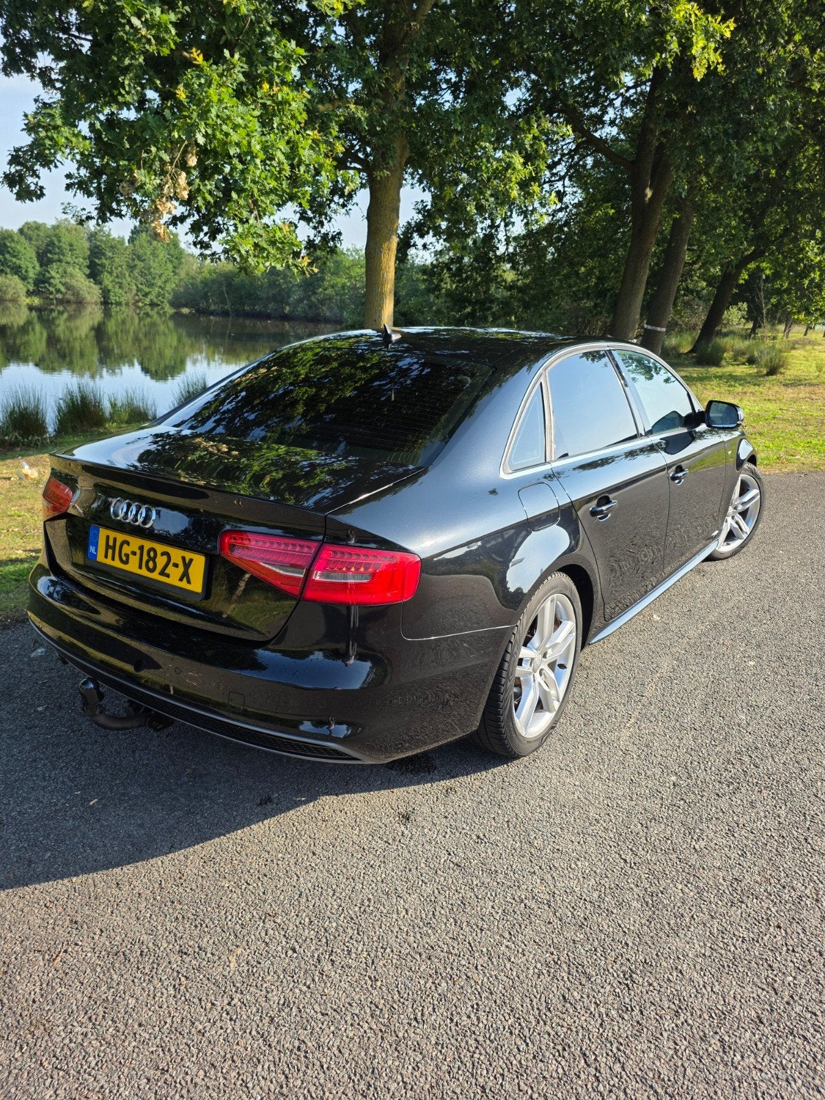 Audi A4 1.8 Tfsi  Multitronic 8 versn. Emissieklasse Euro 6, Auto's, Audi, Automatische klimaatregeling, 4 cilinders, Zwart, Origineel Nederlands