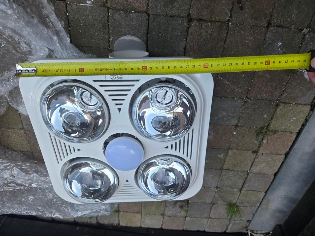 Infrarood verwarming met verlichting , plafond, Doe-het-zelf en Verbouw, Verwarming en Radiatoren, Minder dan 30 cm, Overige typen