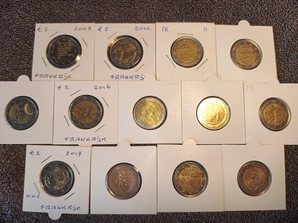 Herdenkingsmunten Frankrijk, Postzegels en Munten, Munten | Europa | Euromunten, Ophalen of Verzenden, Frankrijk, 2 euro, Losse munt