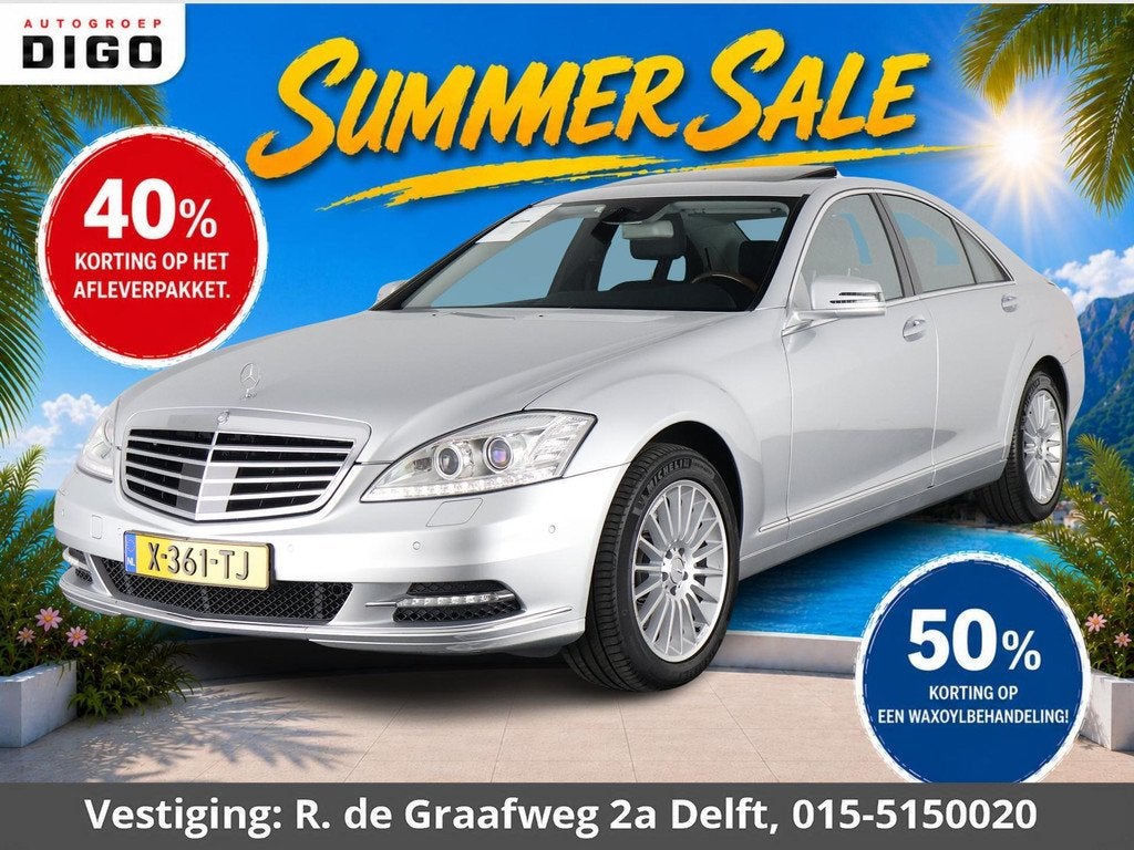 Mercedes-Benz S-klasse 350 4-Matic Prestige Plus Automaat YO, Auto's, Euro 5, Gebruikt, Vierwielaandrijving, Sedan