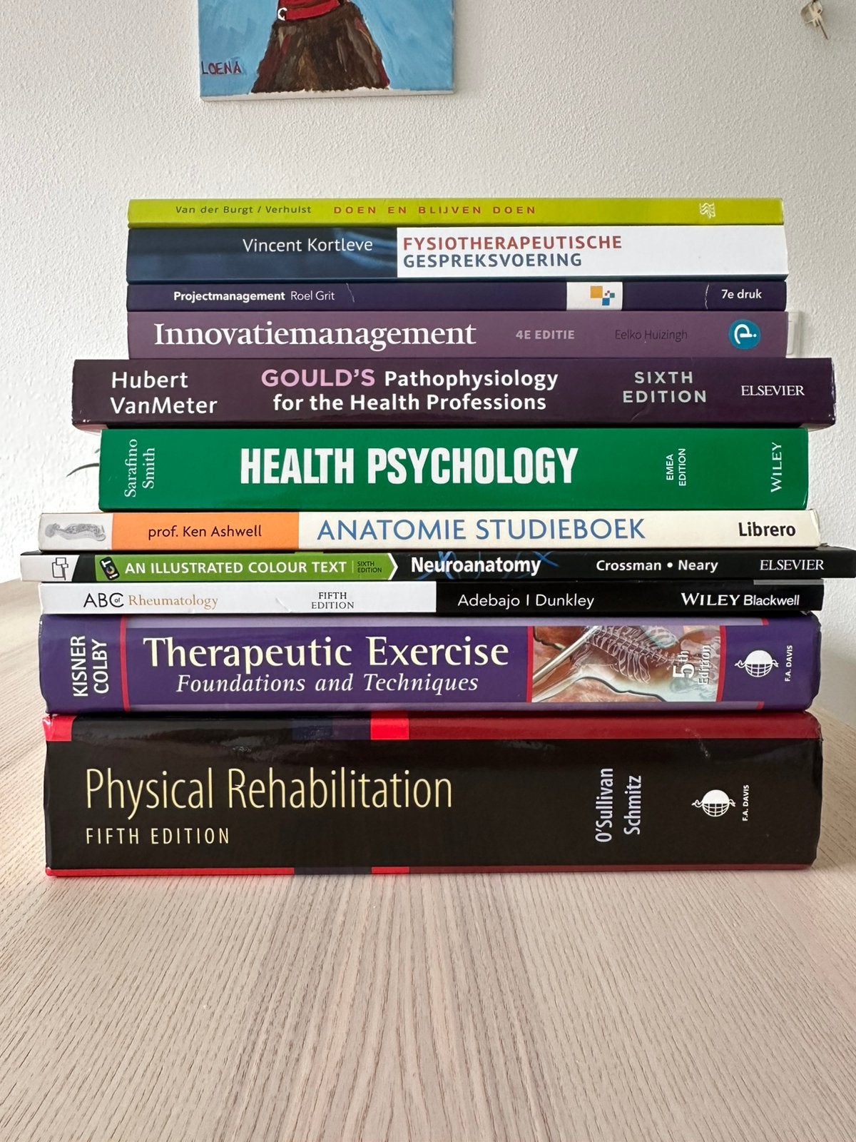 HBO Fysiotherapie boeken, Boeken, Ophalen of Verzenden, Zo goed als nieuw