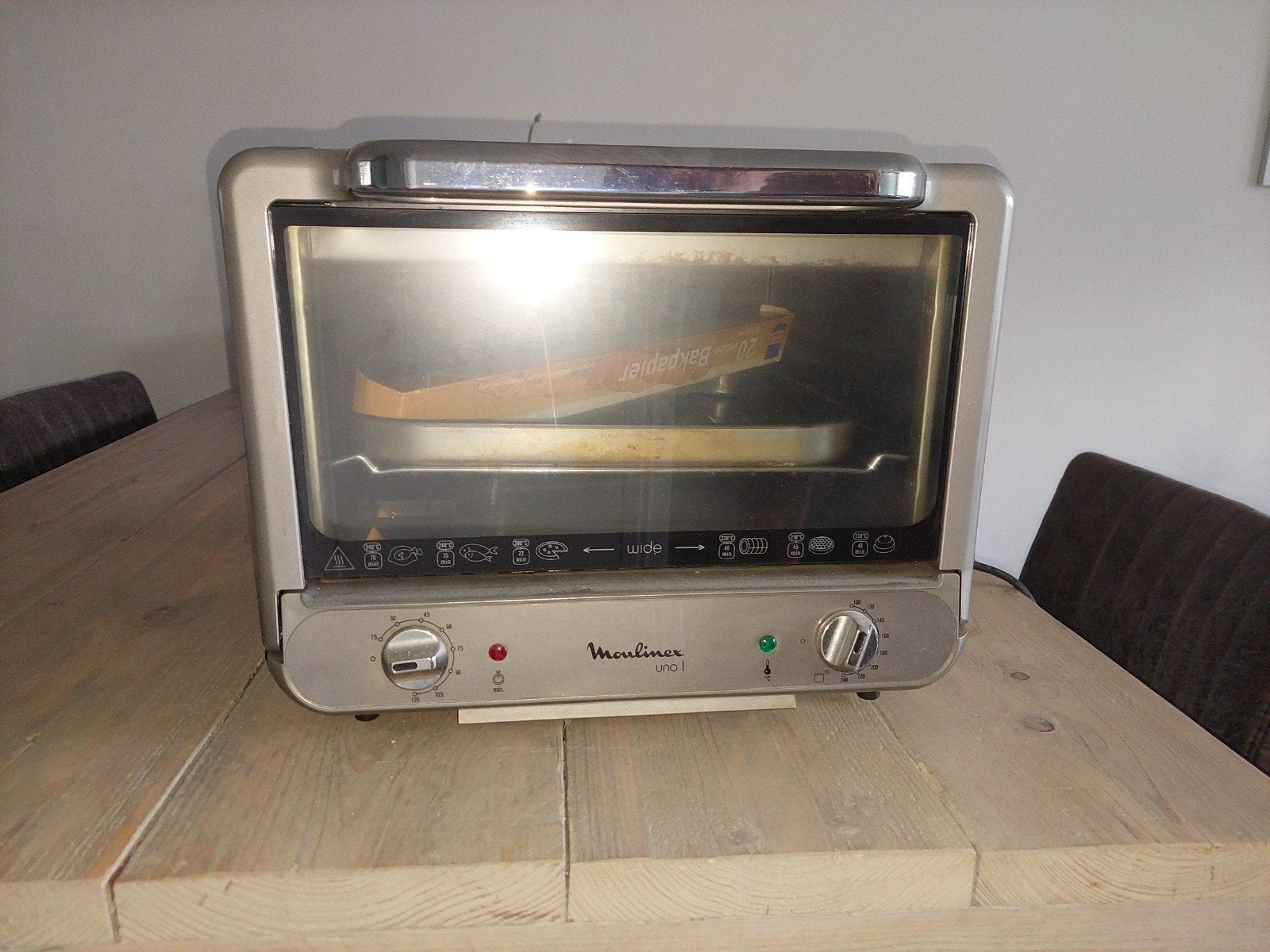 Moulinex Uno Oven - Compacte en veelzijdige mini-oven, Ophalen, Minder dan 45 cm, Minder dan 45 cm, Vrijstaand