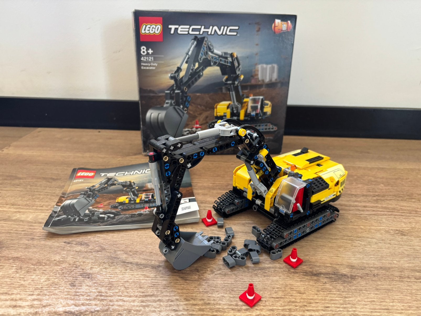 Lego Technic 8+ 42121 Heavy-Duty Excavator, Compleet, Lego, Ophalen of Verzenden, Zo goed als nieuw