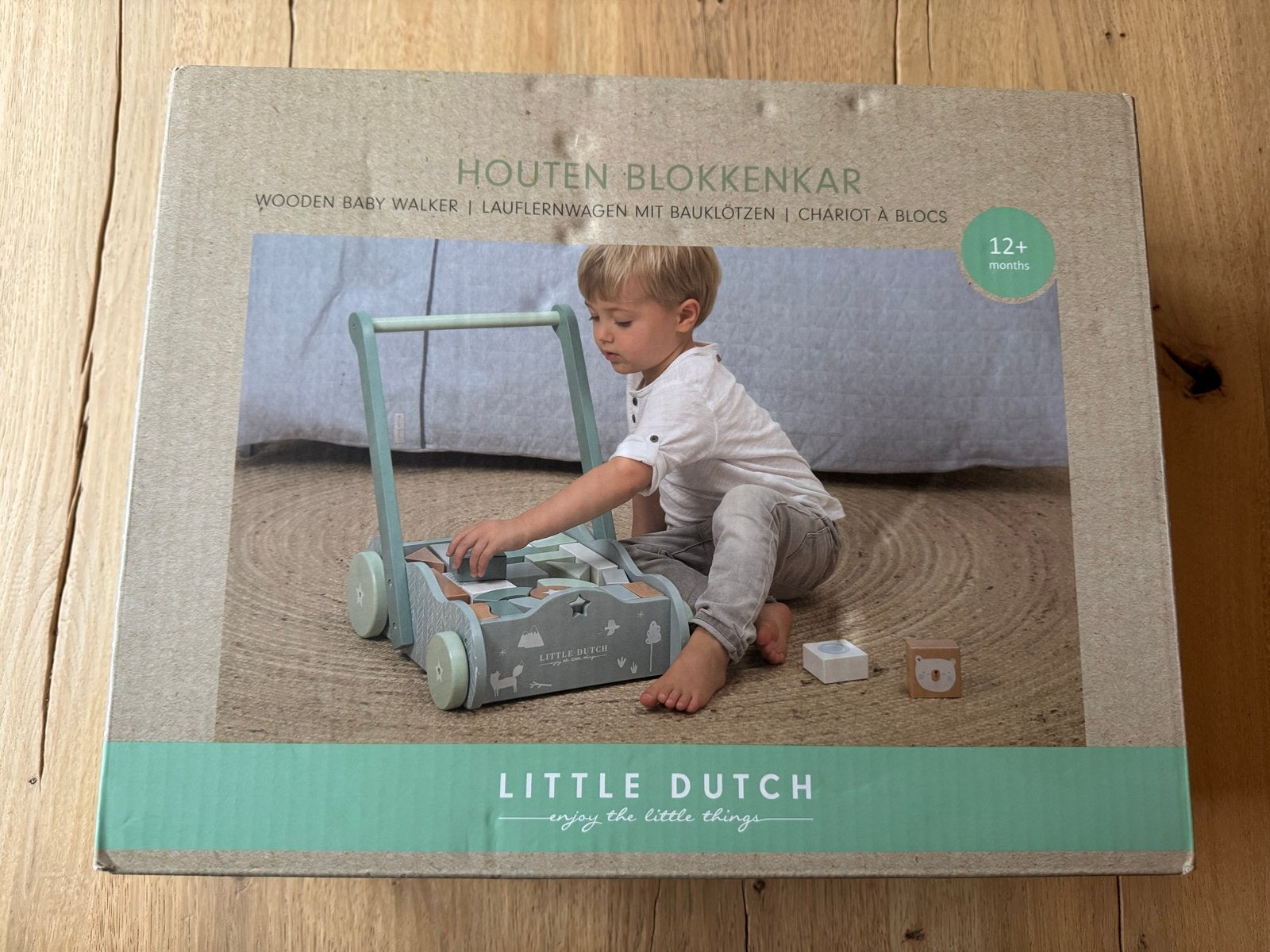 Little Dutch Houten Blokkenkar - Nieuw in doos, Ophalen of Verzenden, Nieuw, Overige typen