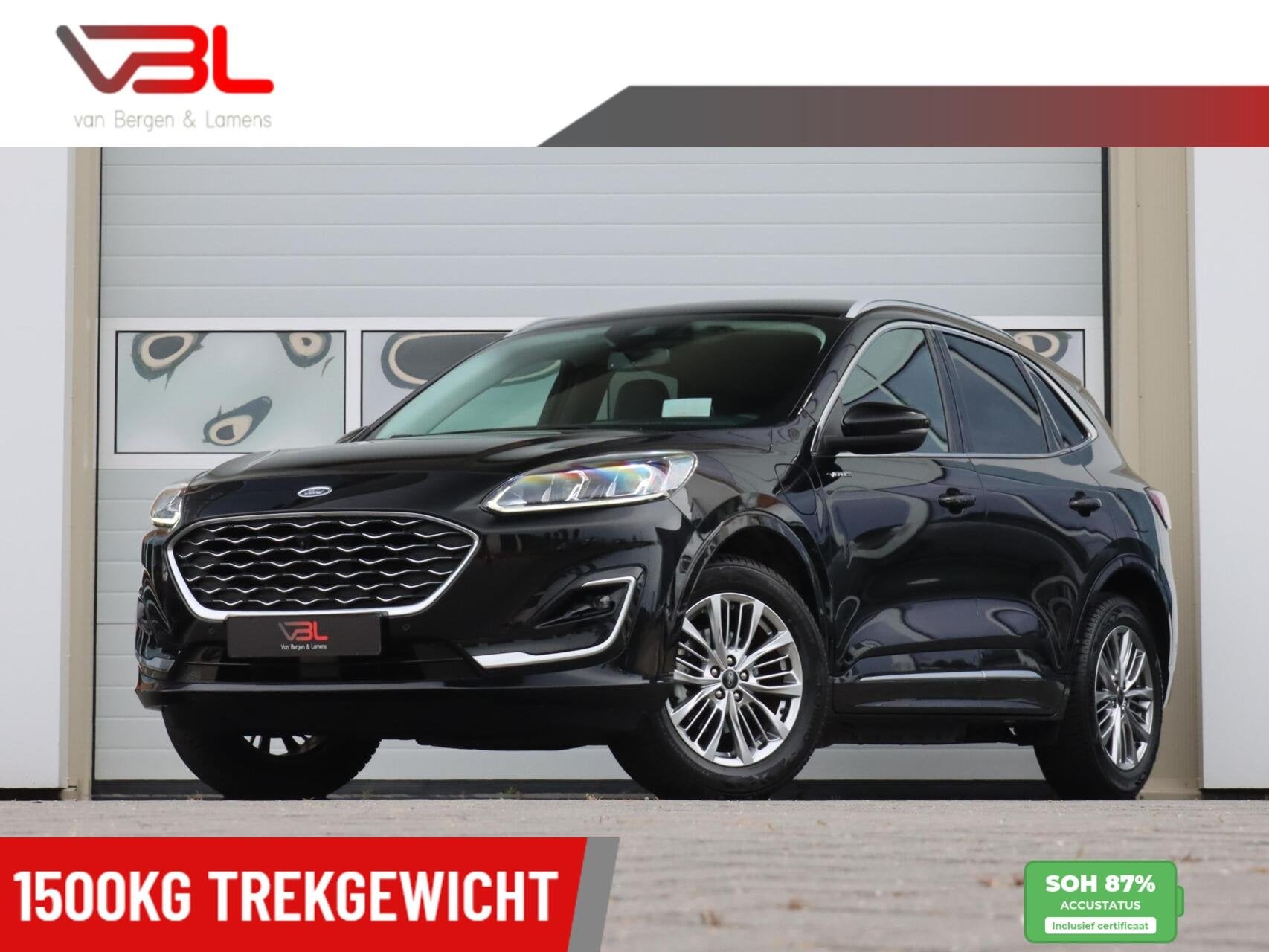 Ford Kuga 2.5 PHEV 225PK Vignale | Elek. wegklapbare trekhaa, Auto's, Dealer onderhouden, Gebruikt, 4 cilinders, Met garantie (alle)