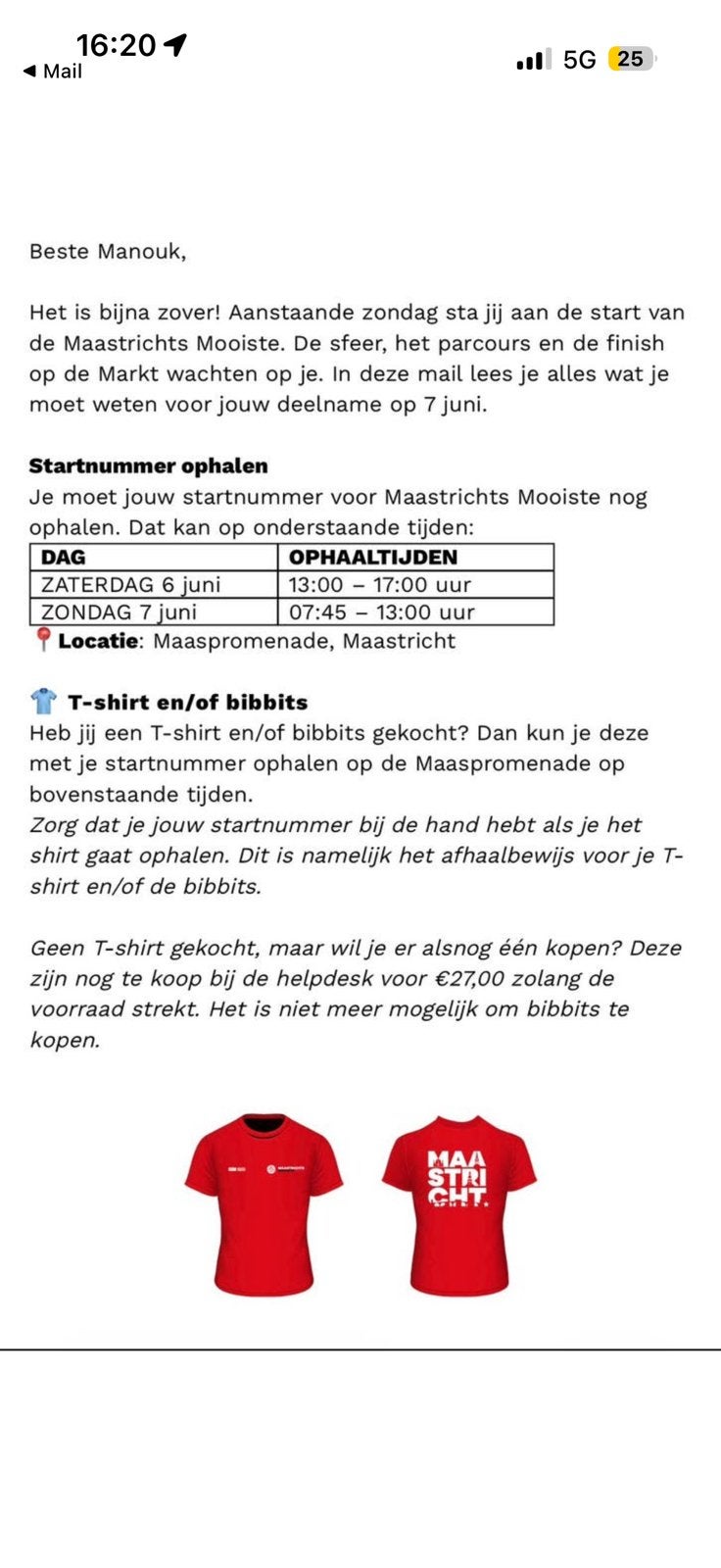Hardloopticket Maastricht Mooiste 10 Engelse Mijl (16 km), Tickets en Kaartjes, Twee personen, Overige soorten