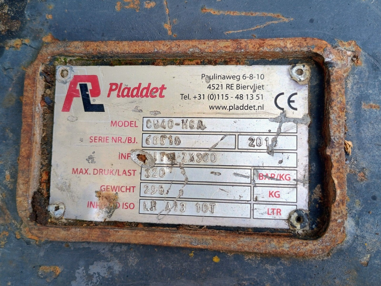 hydraulische snelwissel cw40, Ophalen, Graafmachine