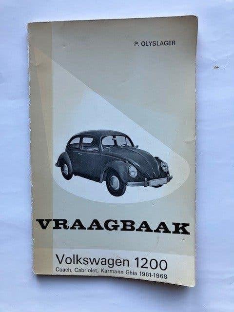 Vraagbaak         Volkswagen div modellen      1961  -  1968, Ophalen of Verzenden