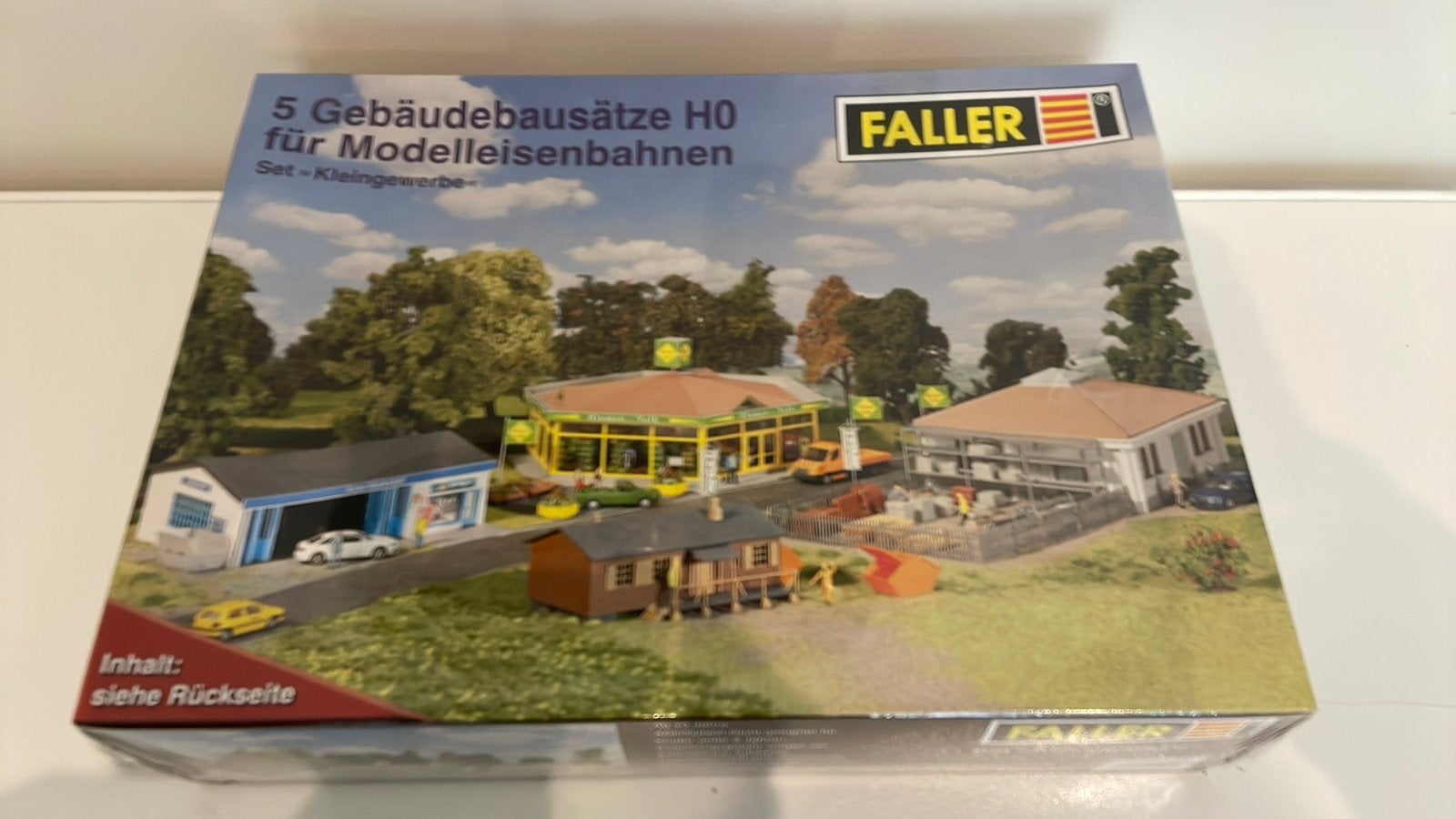 Faller H0 bouwdoos set “Kleingewerbe” auto garage, winkel, Overige merken, Gelijkstroom of Wisselstroom, Brug, Tunnel of Gebouw