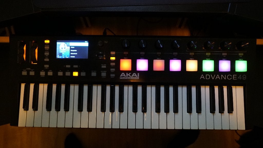 AKAI Advance 49 | MIDI Keyboard/Controller - Werkt perfect, Muziek en Instrumenten, Midi-apparatuur, Zo goed als nieuw, Ophalen
