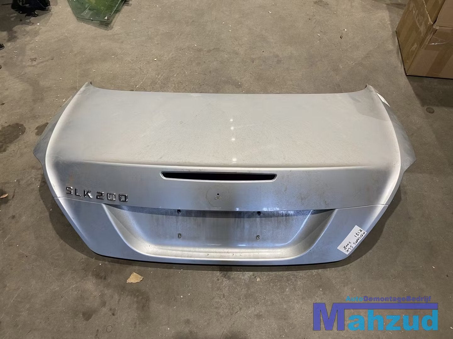 MERCEDES SLK R171 Zilver achterklep 2004-2011, Gebruikt, Mercedes-Benz AG, Deur, Mercedes-Benz