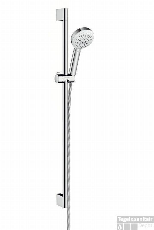 Hansgrohe Crometta 90cm glijstang (Doucheset) *Nieuw*, Hansgrohe, Hansgrohe 1, Wit, Nieuw