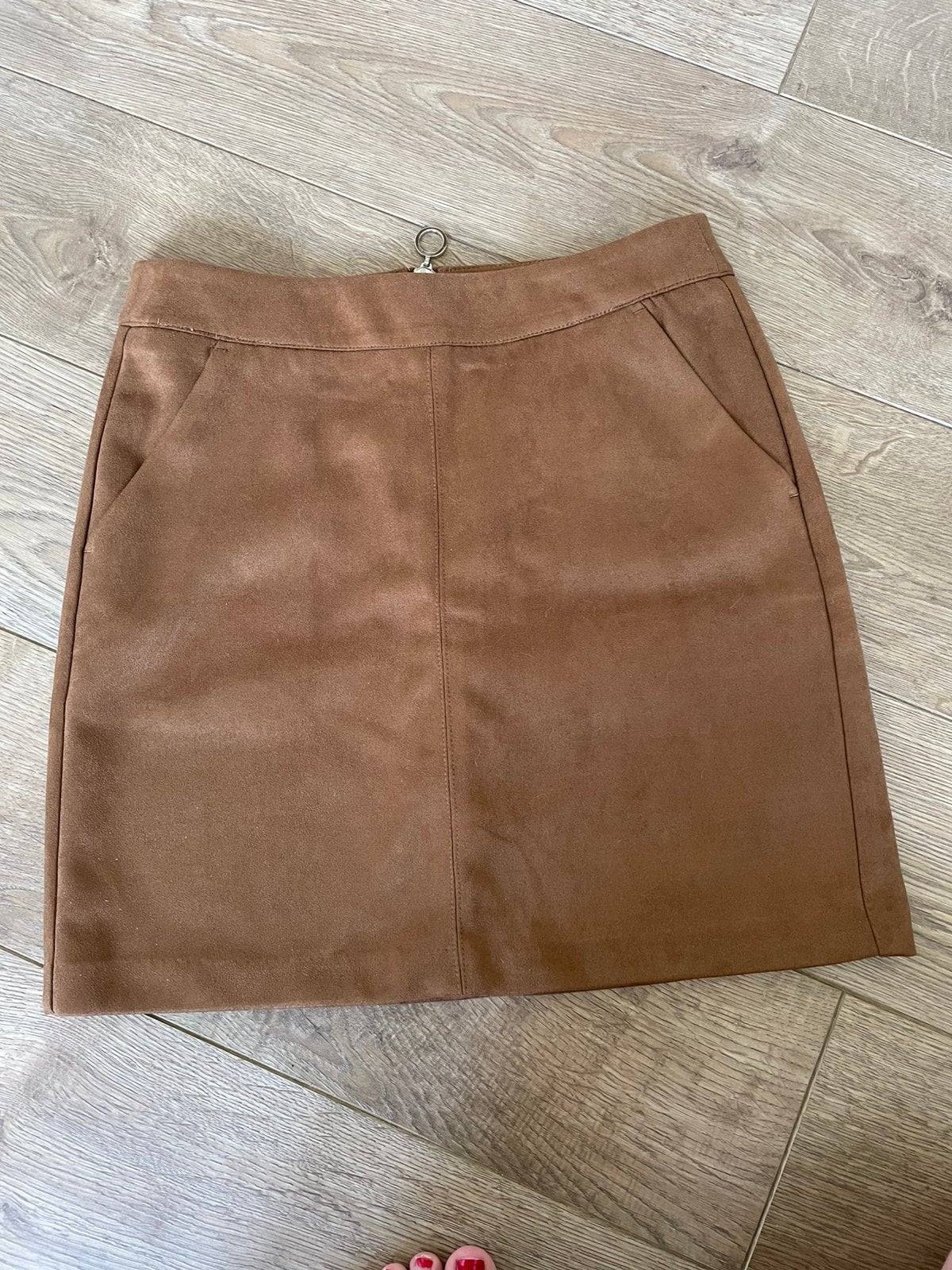 Vero Moda suedine rokje bruin cognac maat XS als nieuw, Bruin, Ophalen of Verzenden, Zo goed als nieuw, Maat 34 (XS) of kleiner