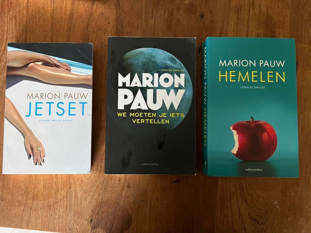 3 boeken van Marion Pauw, Ophalen of Verzenden, Zo goed als nieuw