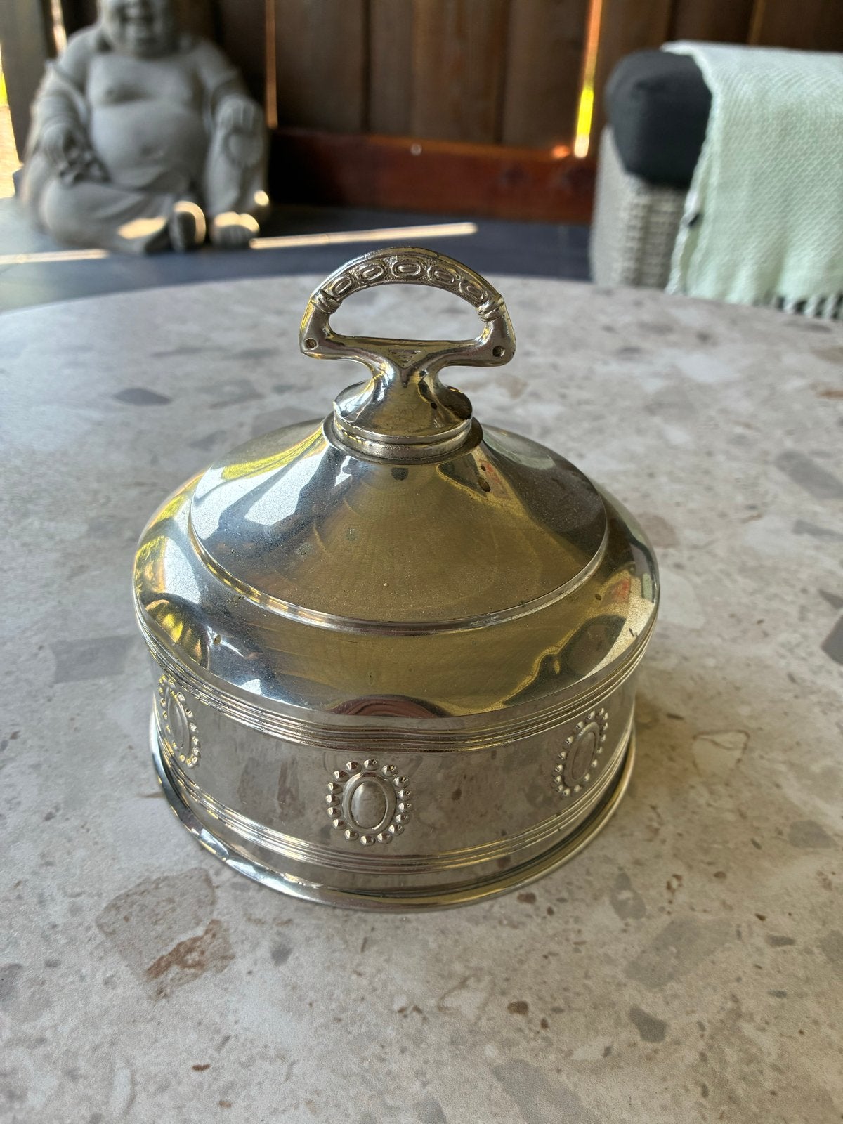Vintage Verzilverde Boterkoeler, Ophalen
