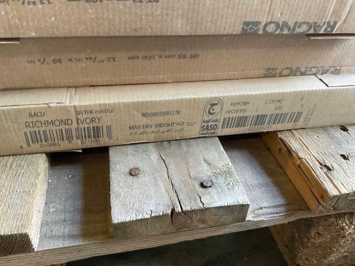 Richmond Ivory Wandtegels - Nieuw in doos, Ophalen, 60 cm of meer, Nieuw, Minder dan 5 m²