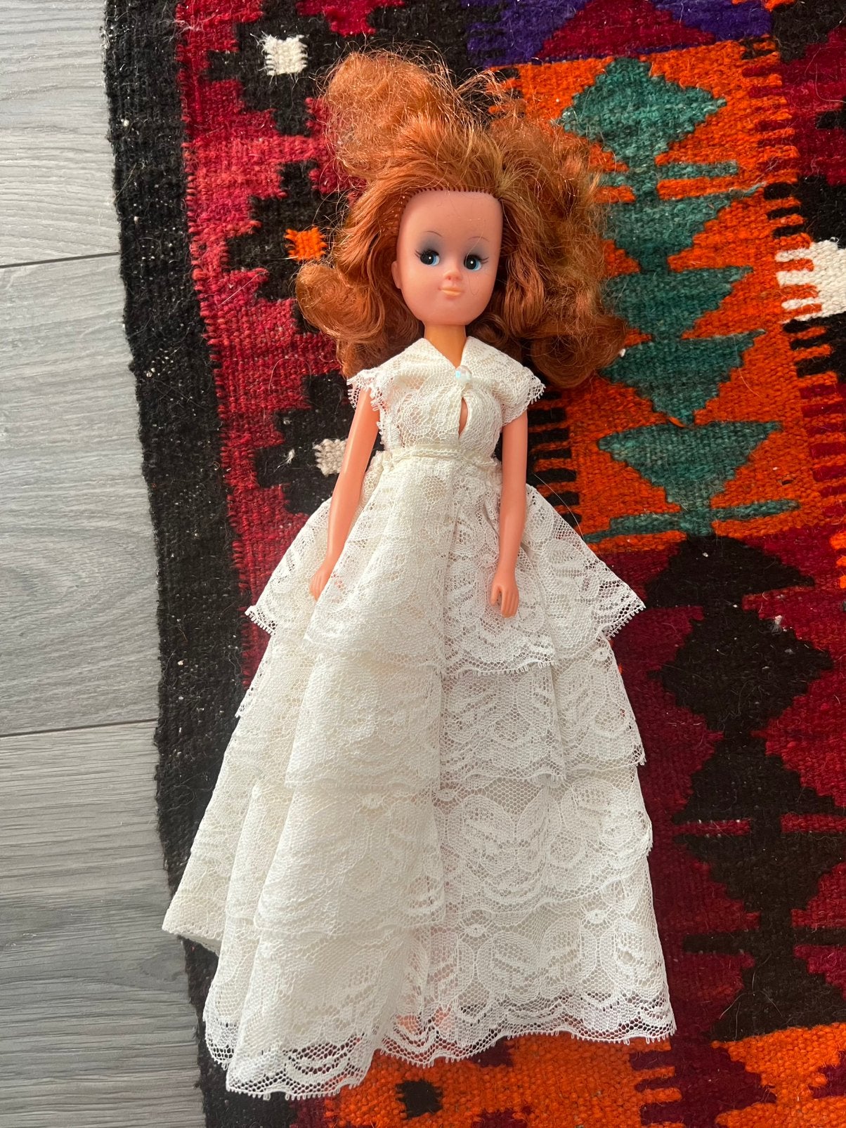 Vintage retro bruid pop Barbiepop Madeliefje collectors item, Verzamelen, Ophalen of Verzenden, Zo goed als nieuw