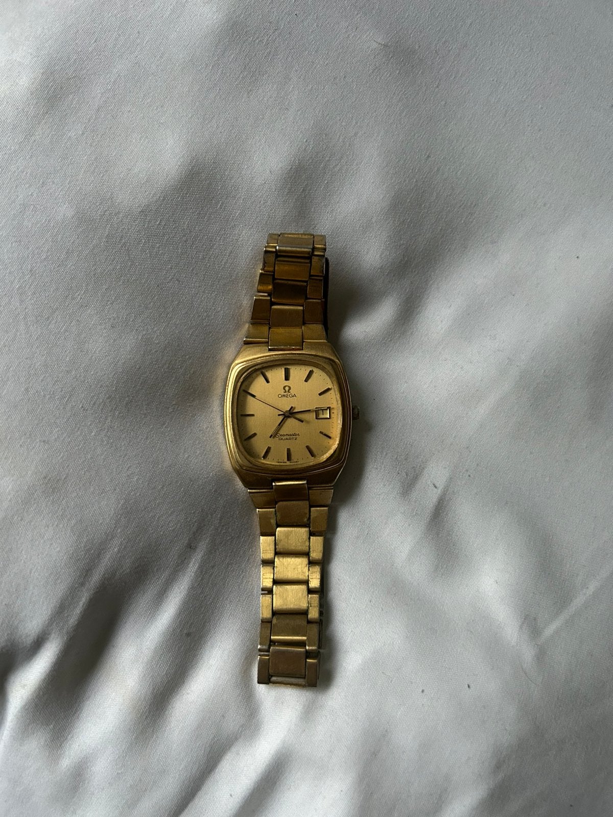 Omega Seamaster Quartz Vintage – Caliber 1342, Sieraden, Tassen en Uiterlijk, Horloges | Heren, Staal, Gebruikt, Polshorloge, Ophalen of Verzenden