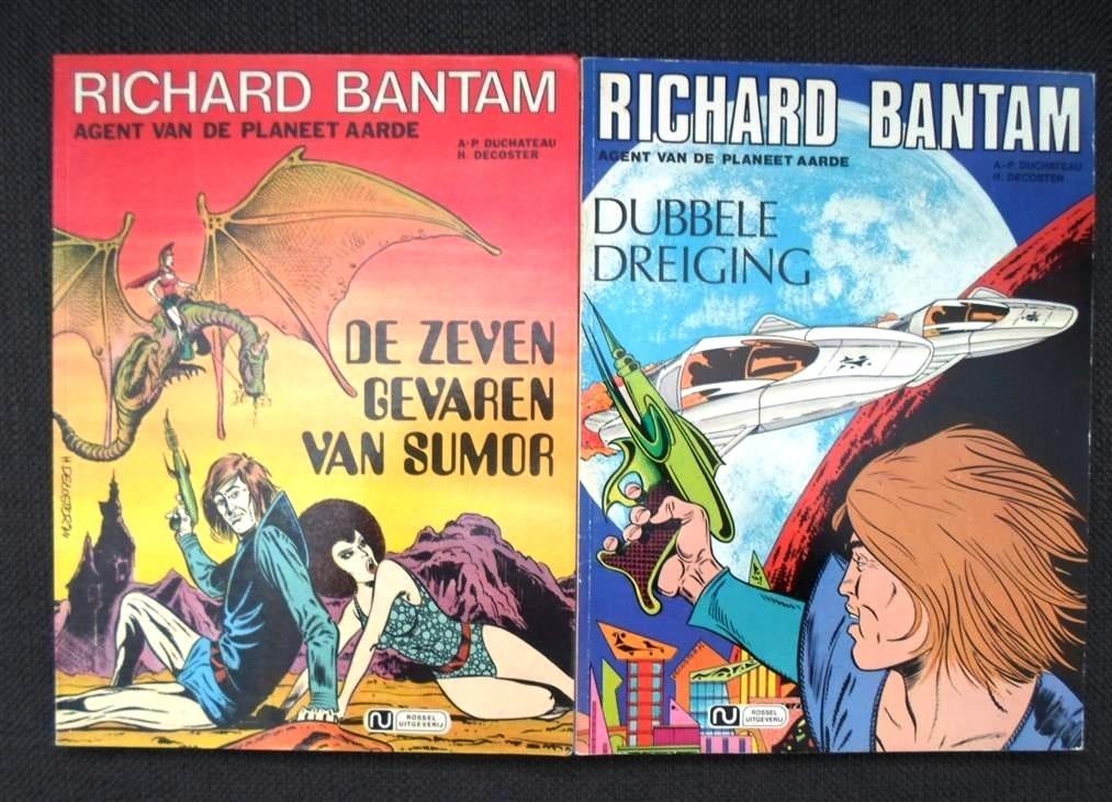 Richard Bantam - De zeven Gevaren van Sumor+Dubbele Dreiging, Meerdere stripboeken, Ophalen of Verzenden, Gelezen