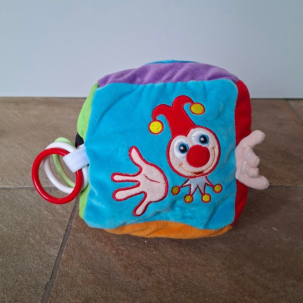 Interactieve zachte kubus - Jokie & Jet van Efteling, Kinderen en Baby's, Speelgoed | Babyspeelgoed, Ophalen of Verzenden, Zo goed als nieuw