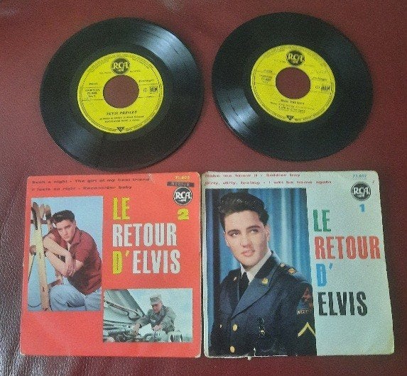 Elvis,  le retour d 'Elvis 1 en 2 Ep,'s Frankrijk, EP, Ophalen of Verzenden, EP