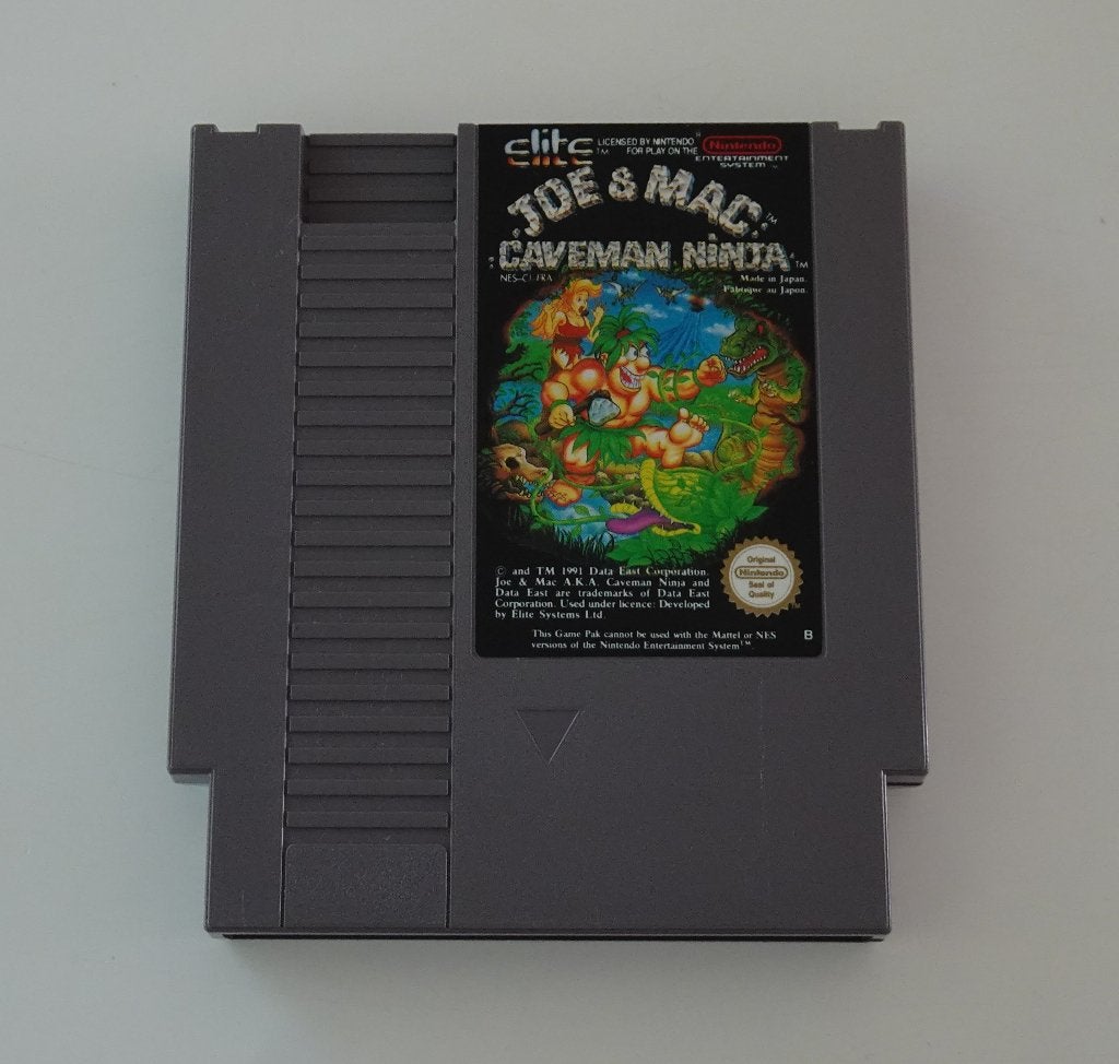 Joe & Mac: Caveman Ninja voor Nintendo NES, Spelcomputers en Games, 1 speler, Zo goed als nieuw, Vanaf 3 jaar, Ophalen
