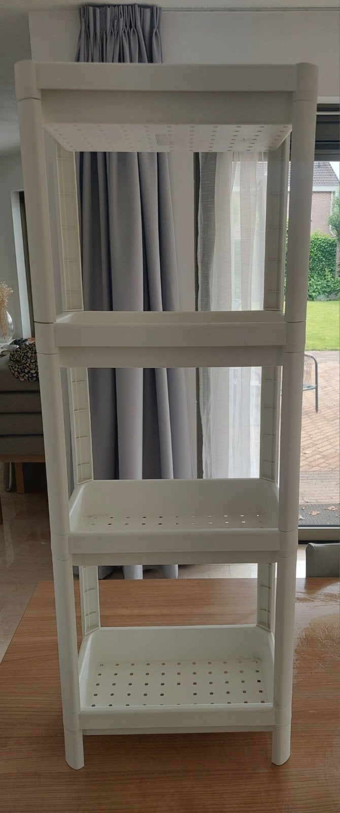 Open kast rek wit Ikea plastic Vesken, Huis en Inrichting, Kasten | Stellingkasten, Ophalen of Verzenden