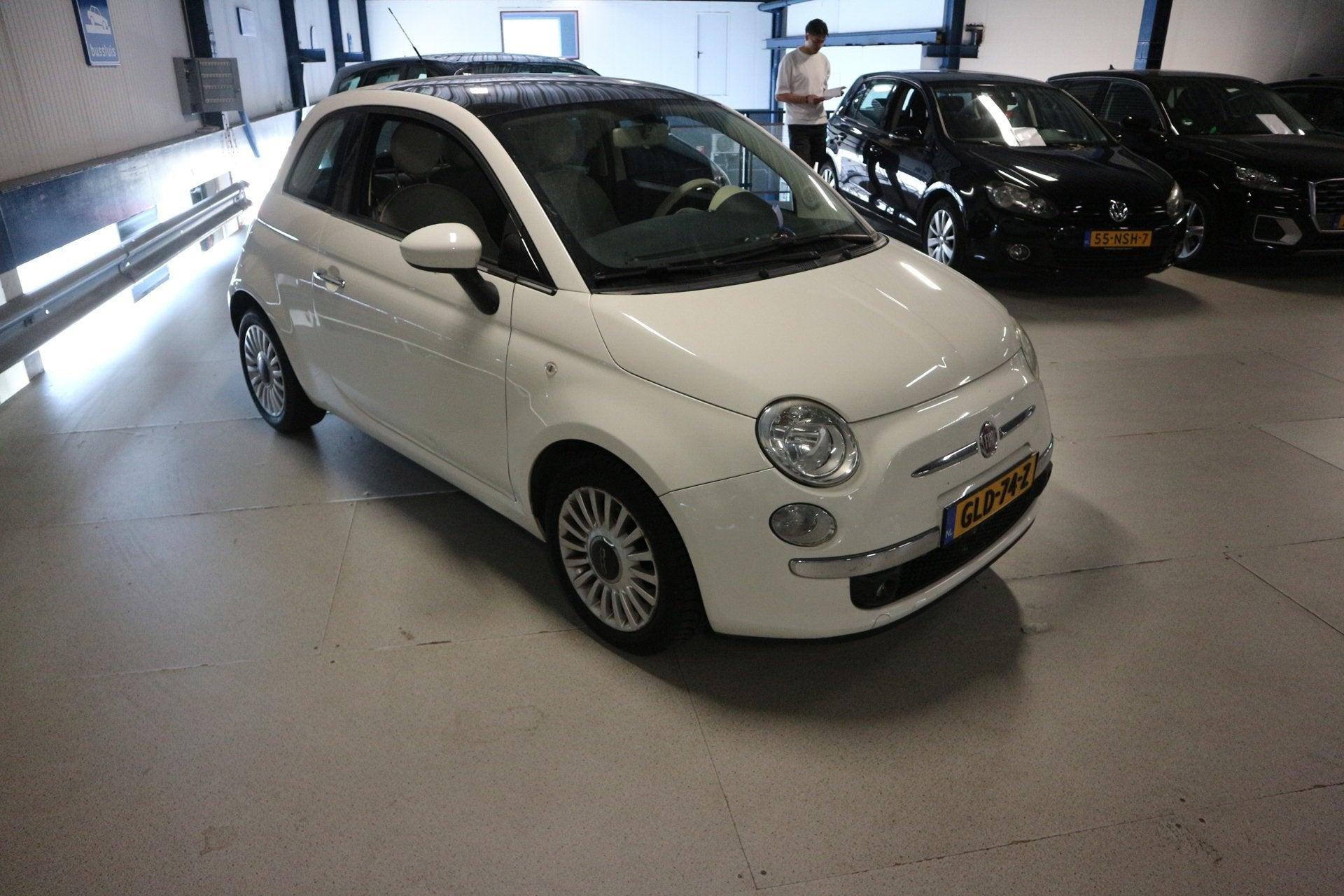 Fiat 500 0.9 TwinAir Lounge / DAKJE / HAAKJE / LEUKE AUTO !, Voorwielaandrijving, 86 pk, Gebruikt, Bedrijf