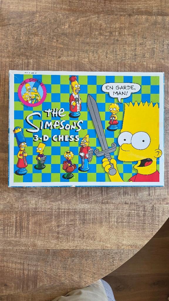 The Simpsons 3-D chess schaakspel, Een of twee spelers, Ophalen, Zo goed als nieuw, Matt Groening
